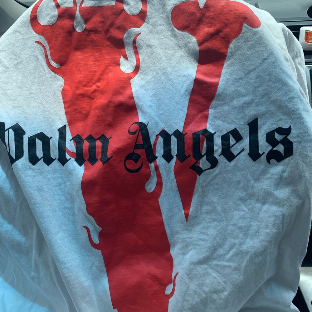 Vlone tee shirt palms angels teeshirt